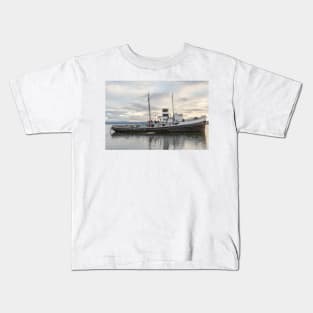 'Saint Christopher' Grounded at Ushuaia, Argentina Kids T-Shirt